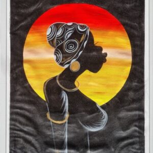 Black Woman and Sun